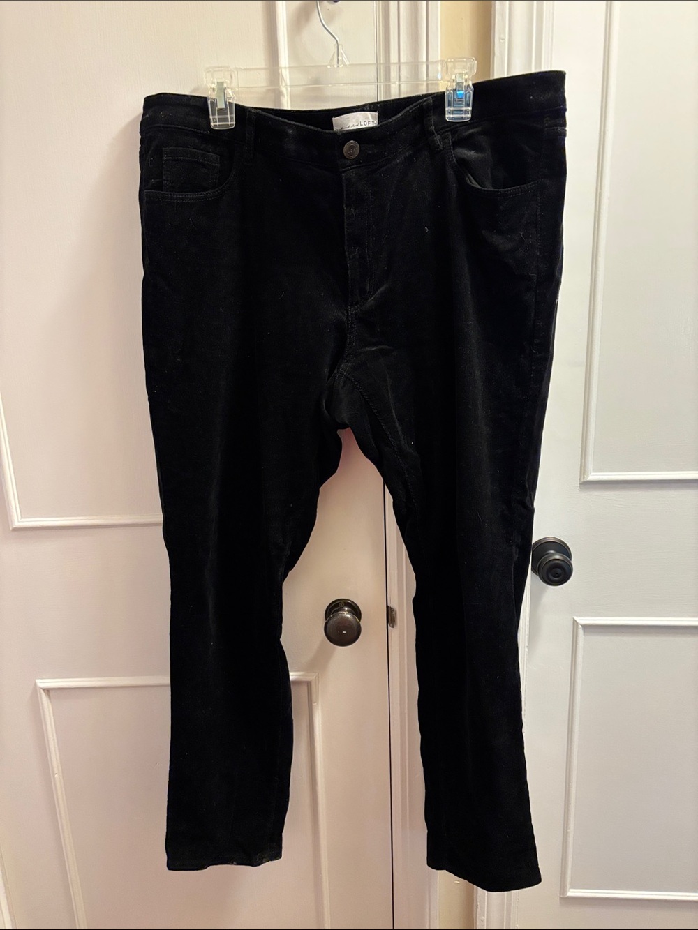 LOFT Black Corduroy Pants